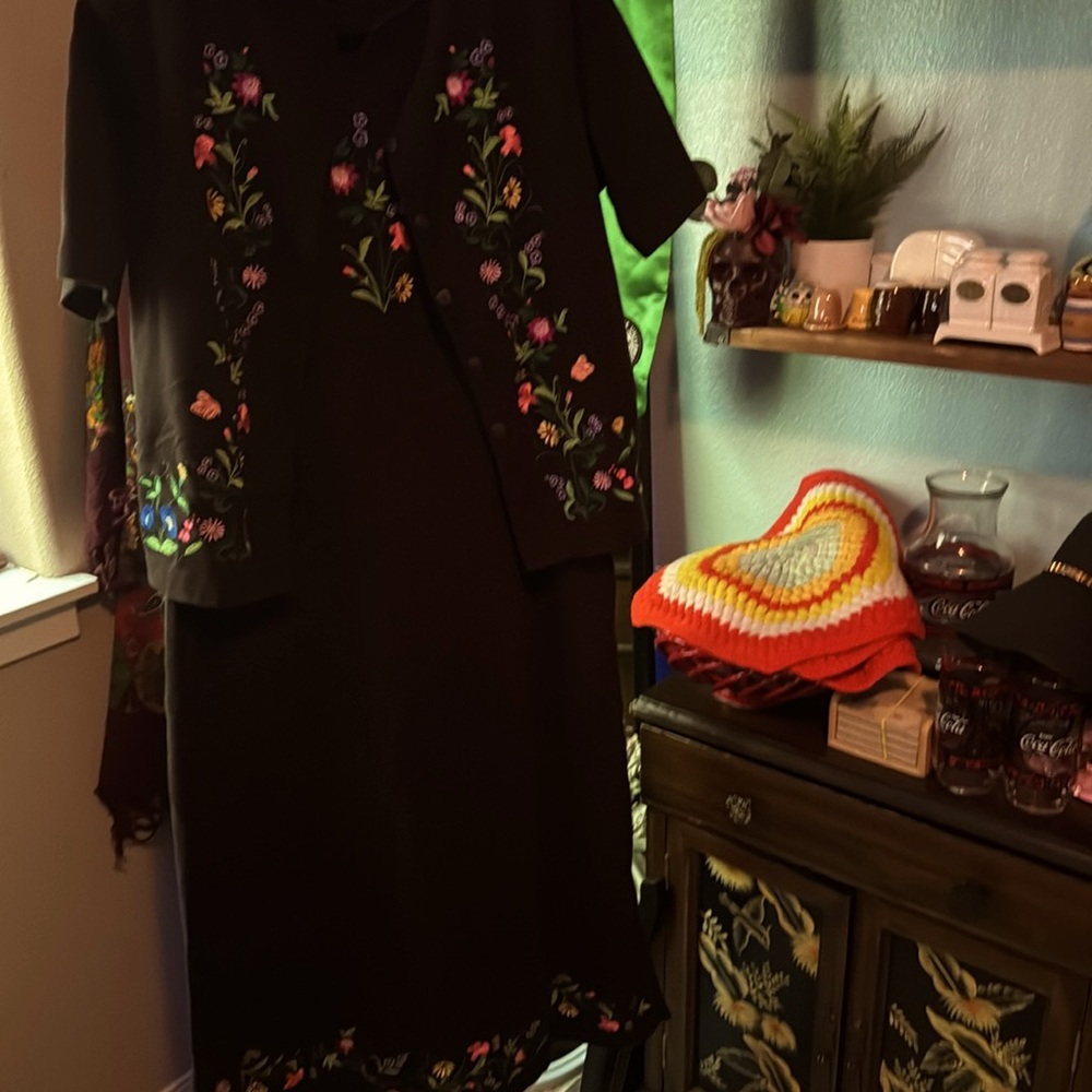 Vintage Bechamel Dress/Shirt Jacket Set
